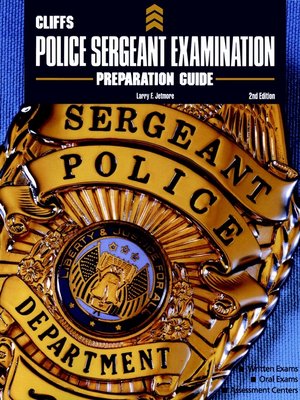 cover image of CliffsTestPrep Police Sergeant Examination Preparation Guide